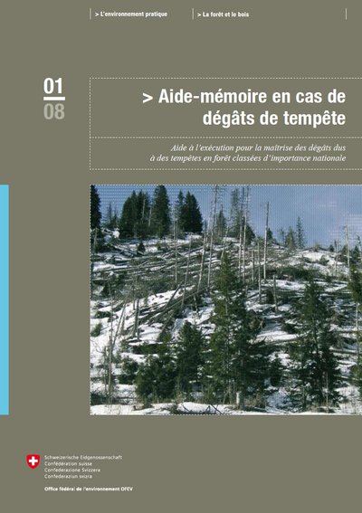 Aide-mémoire en cas de dégâts de tempête