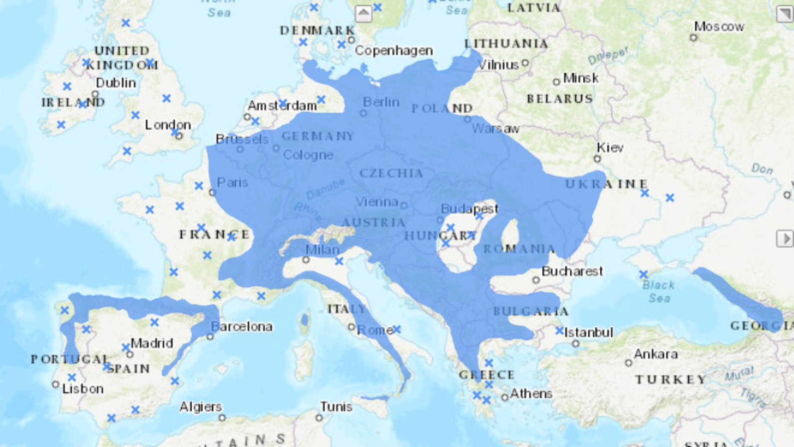 European Tree Species Distribution Maps - waldwissen.net