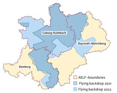Map of the Franconian Forest