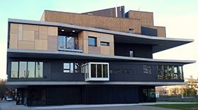 Wohnmodul aus Buchenholz